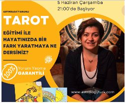 Astroloji Tabanlı Tarot Eğitim Sınıfı – Büyücü ( 5 Haziran Çarşamba)