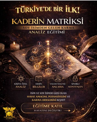 Kaderin Matriksinde Soyisimden Gelen Karma Analizi Eğitimi – 9 Nisan – 2026