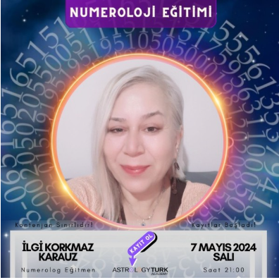 Numeroloji Eğitimi – 7 Mayıs Salı (Temel ve Orta Seviye)